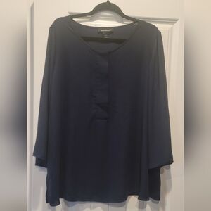 Long Sleeve Polyester Blouse